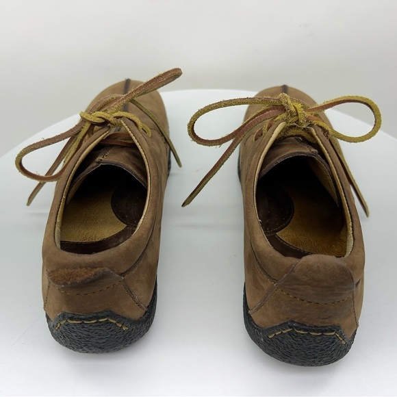 Born Oxford Sneaker Nubuck Brown Leather Gorp Western Southwestern Hippie Boho 8 - Picture 9 of 15